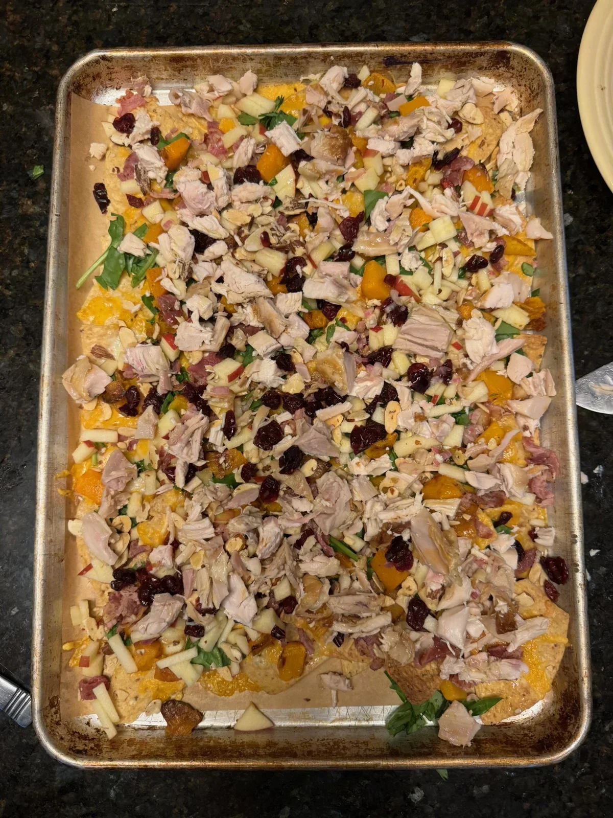 Fall Salad nachos from our kitchen
