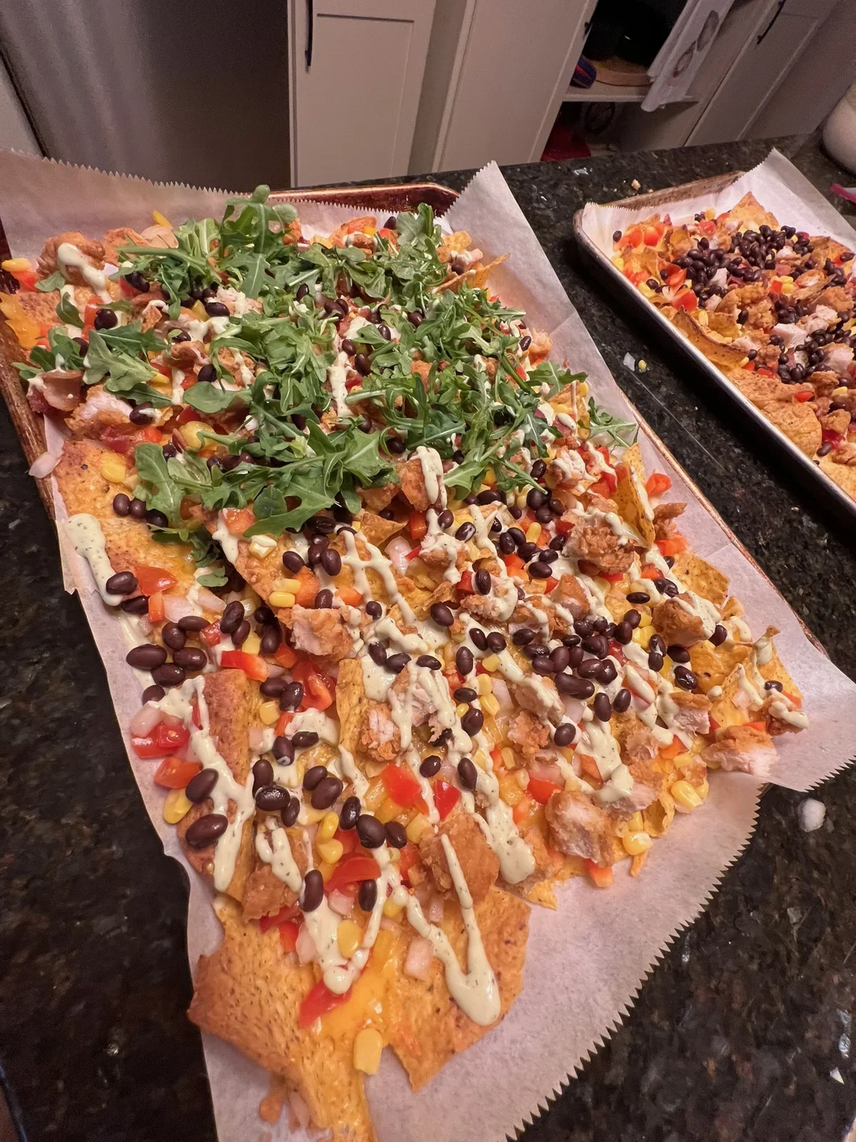 Julia’s Salad nachos from our kitchen