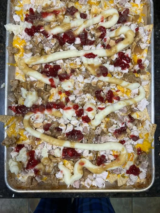 Thanksgiving Nachos nachos from our kitchen
